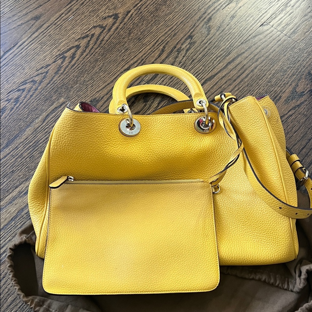 Dior leather tote